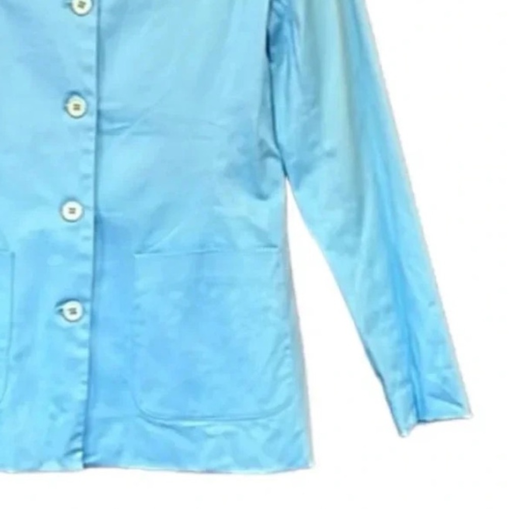 Gap Light Blue Button Closure Blazer Jacket Size 4 NWT - Picture 5 of 9